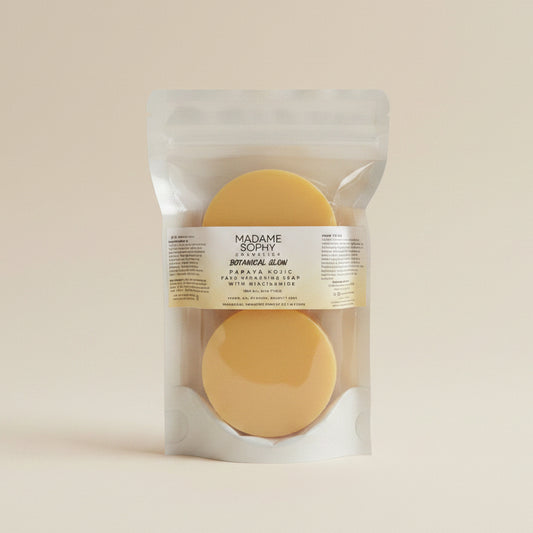 Papaya Kojic Glowing Face Cleansing Soap