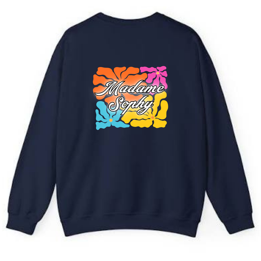 Classic Madame Sophy Colorful Spring Crewneck