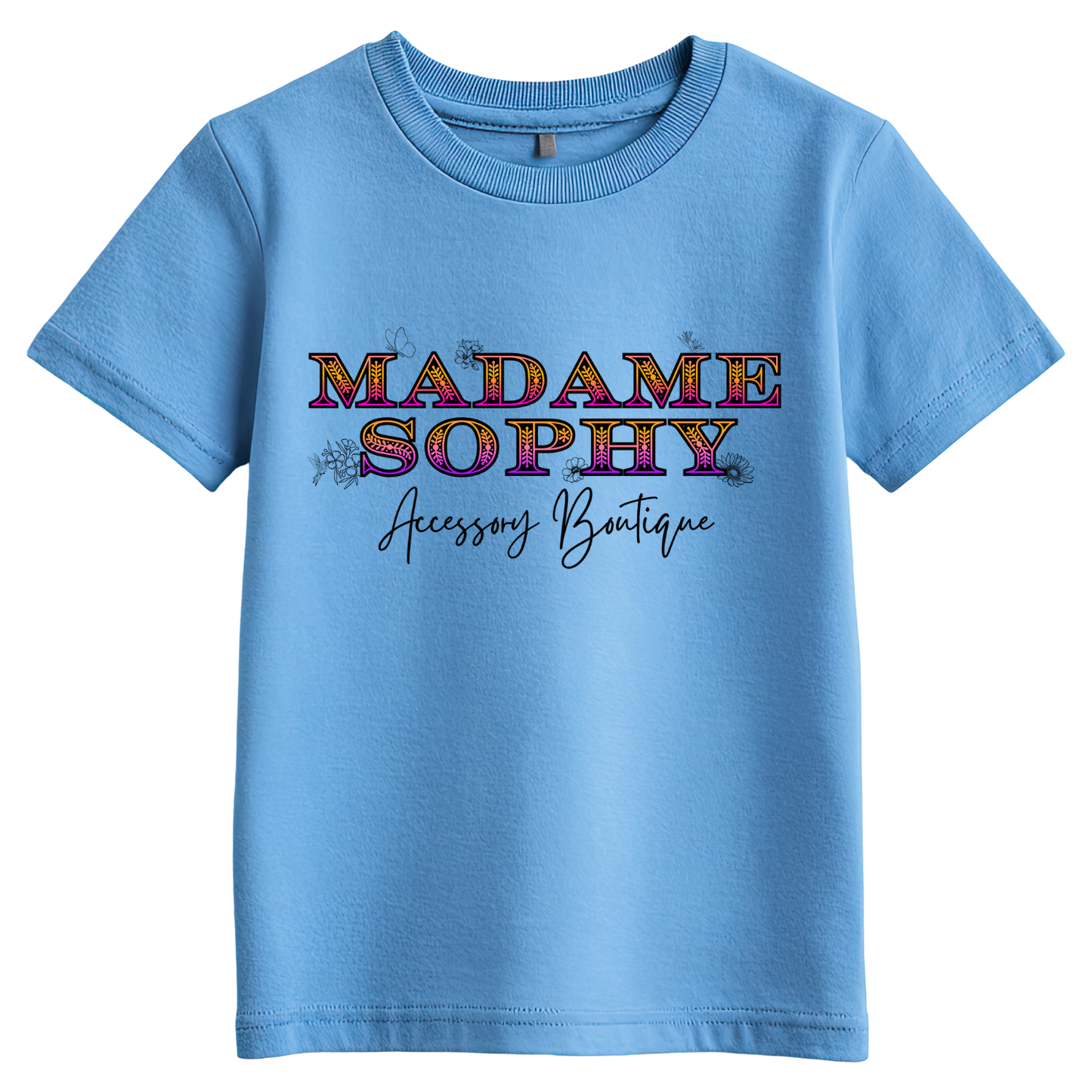 Madame Sophy Colorful Spring Design T-Shirt