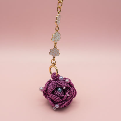Rose Bag Accessory / Key Chain