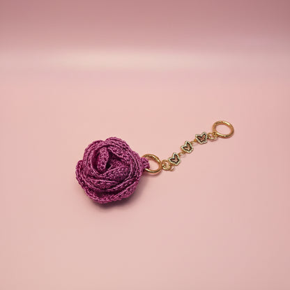 Rose Bag Accessory / Key Chain