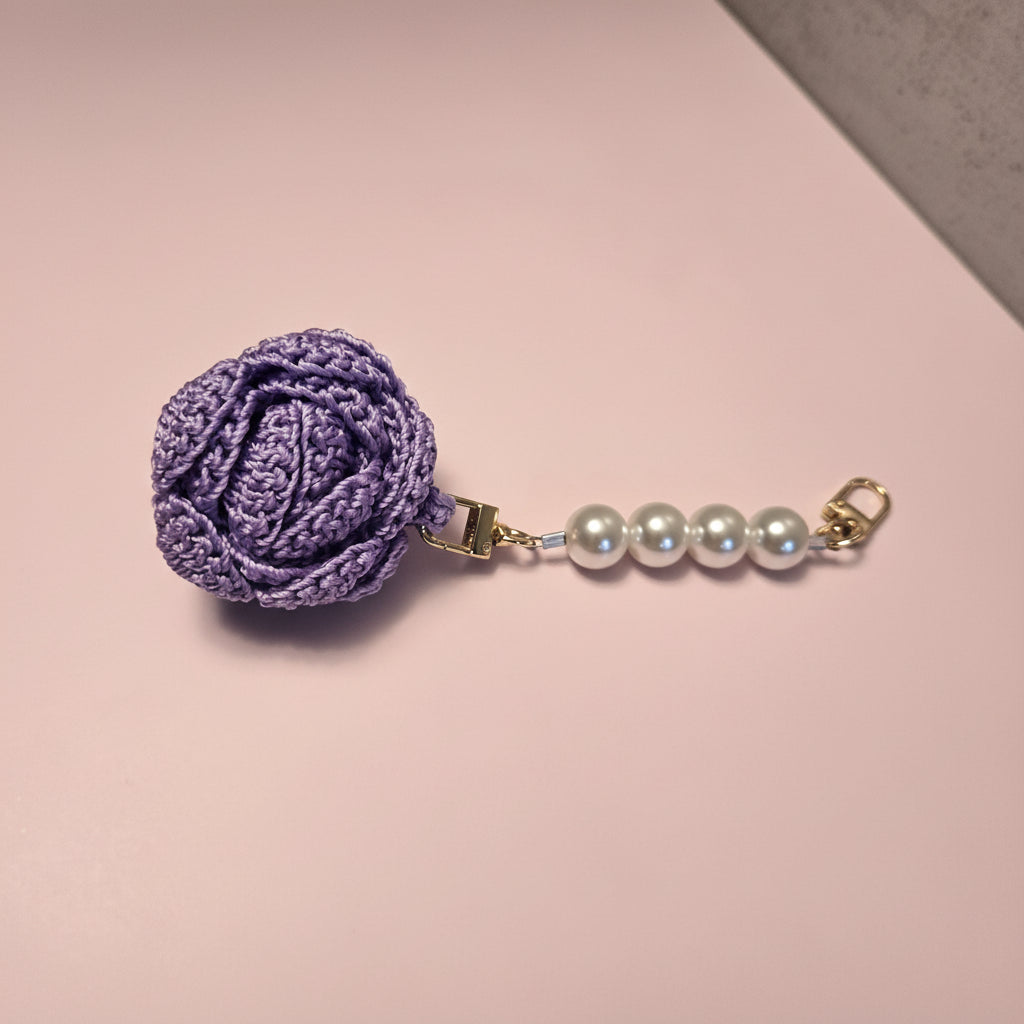 Rose Bag Accessory / Key Chain