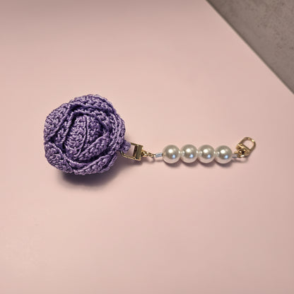 Rose Bag Accessory / Key Chain