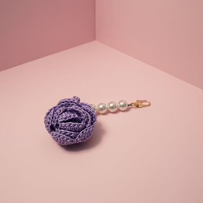 Rose Bag Accessory / Key Chain