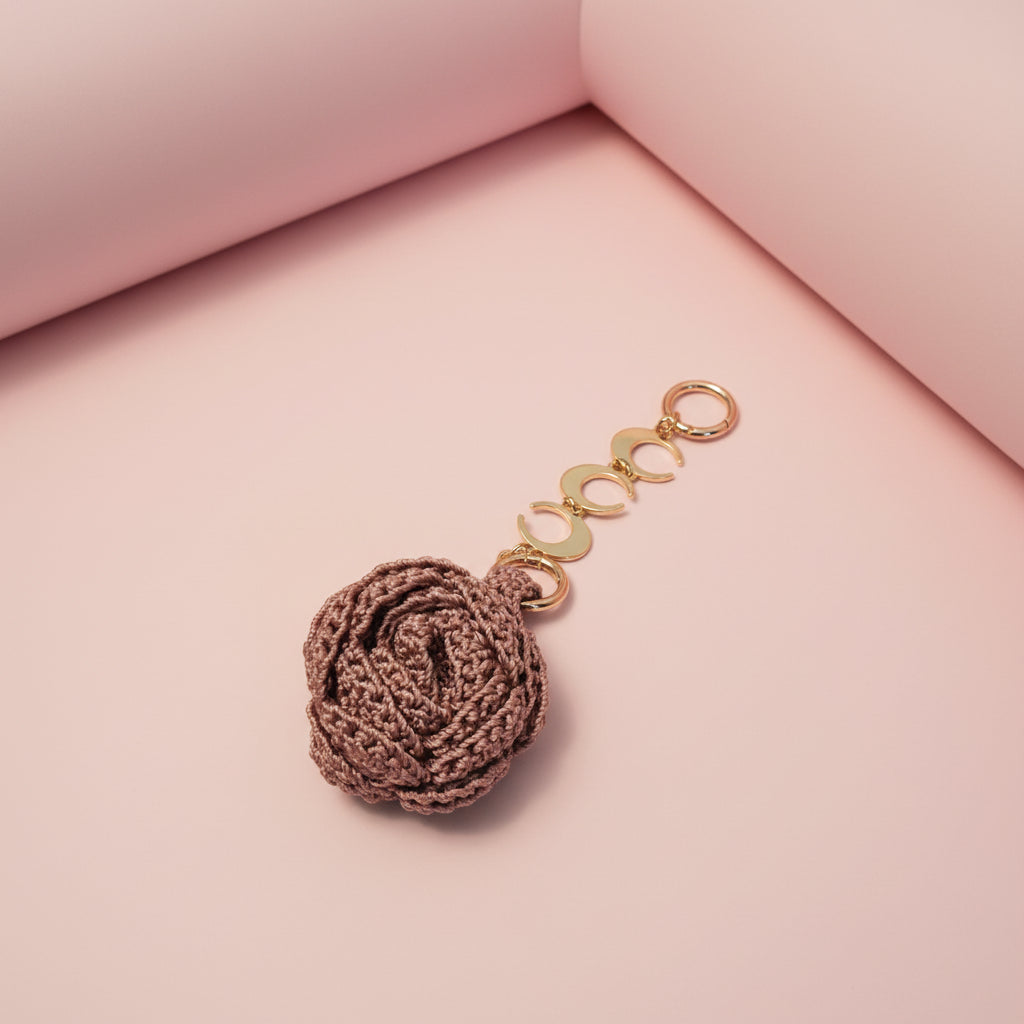 Rose Bag Accessory / Key Chain