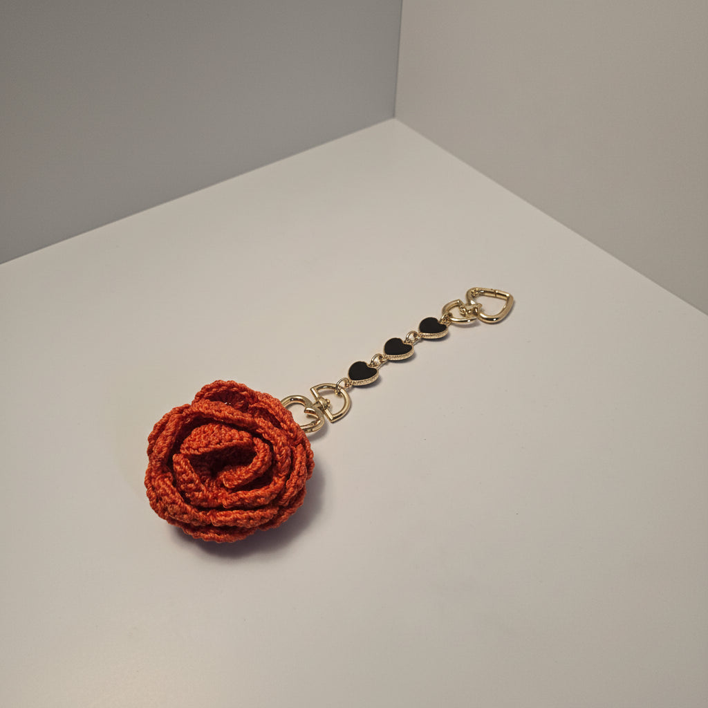 Rose Bag Accessory / Key Chain