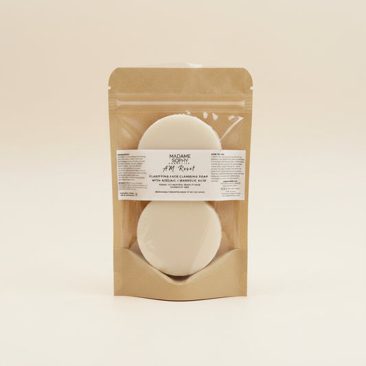 AM Reset Clarifying Face Cleansing Soap with Mandelic + Azelaic Acid