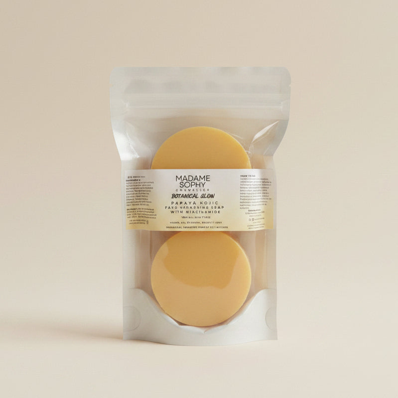 Papaya Kojic Glowing Face Cleansing Soap