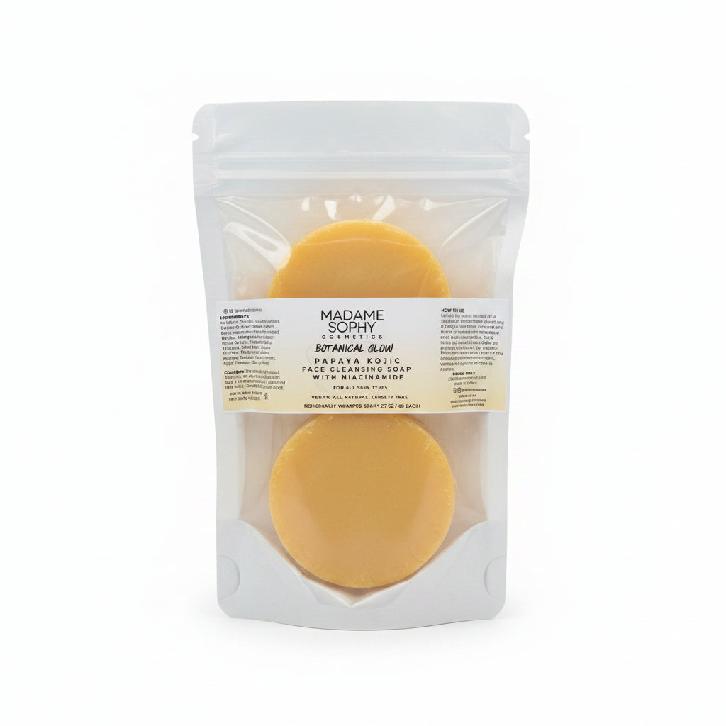 Papaya Kojic Glowing Face Cleansing Soap