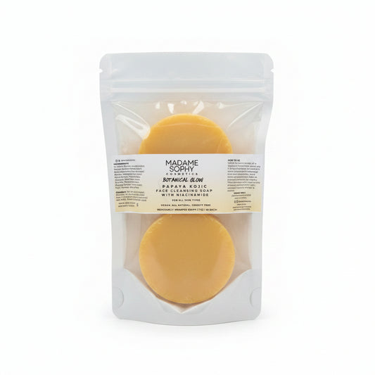 Papaya Kojic Glowing Face Cleansing Soap