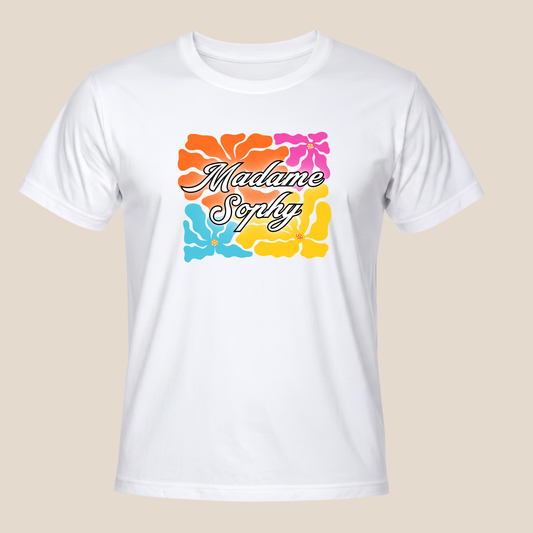 Madame Sophy Colorful Summer and Fall Design T-Shirt