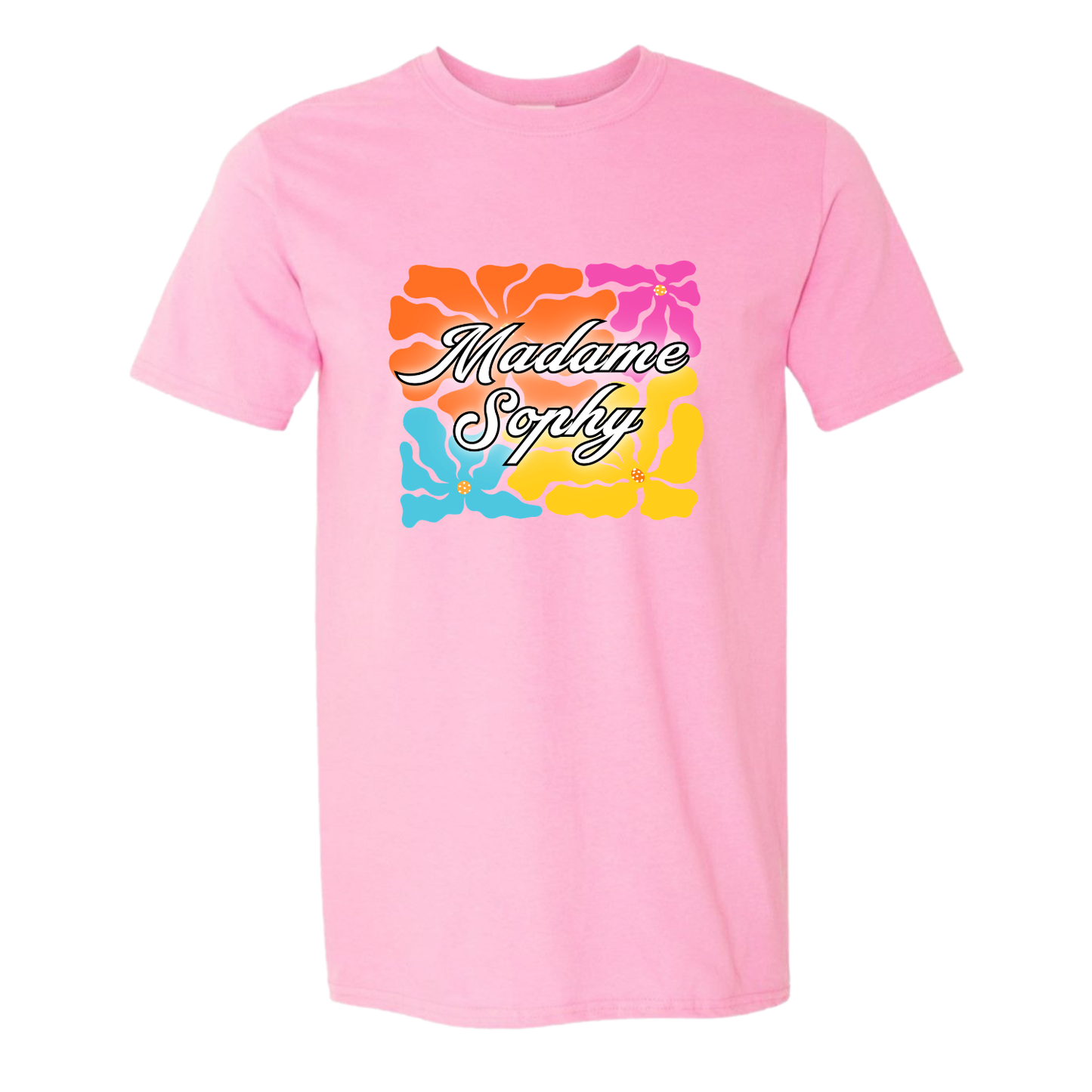 Madame Sophy Colorful Summer and Fall Design T-Shirt