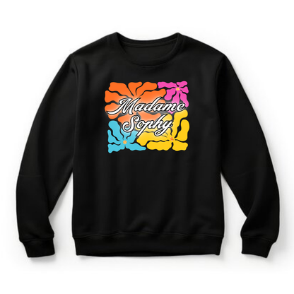 Classic Madame Sophy Colorful Spring Crewneck