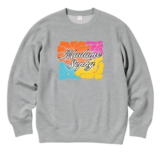 Classic Madame Sophy Colorful Spring Crewneck