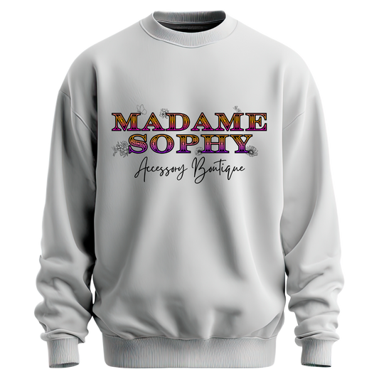 Classic Madame Sophy Colorful Spring Crewneck