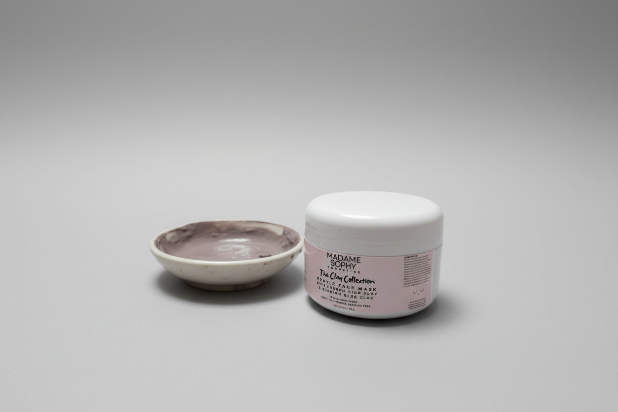 Detoxifying Clay Face Mask with Activated Charcoal and Dead Sea Mud