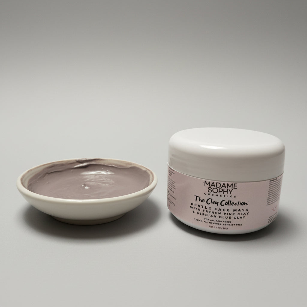 Detoxifying Clay Face Mask with Activated Charcoal and Dead Sea Mud