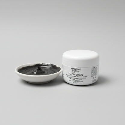 Hydrating Clay Face Mask with Green and Purple Clay