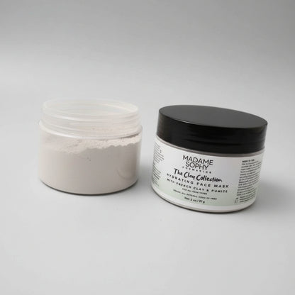 Gentle Clay Face Mask with Pink Clay and Blue Serbian Clay