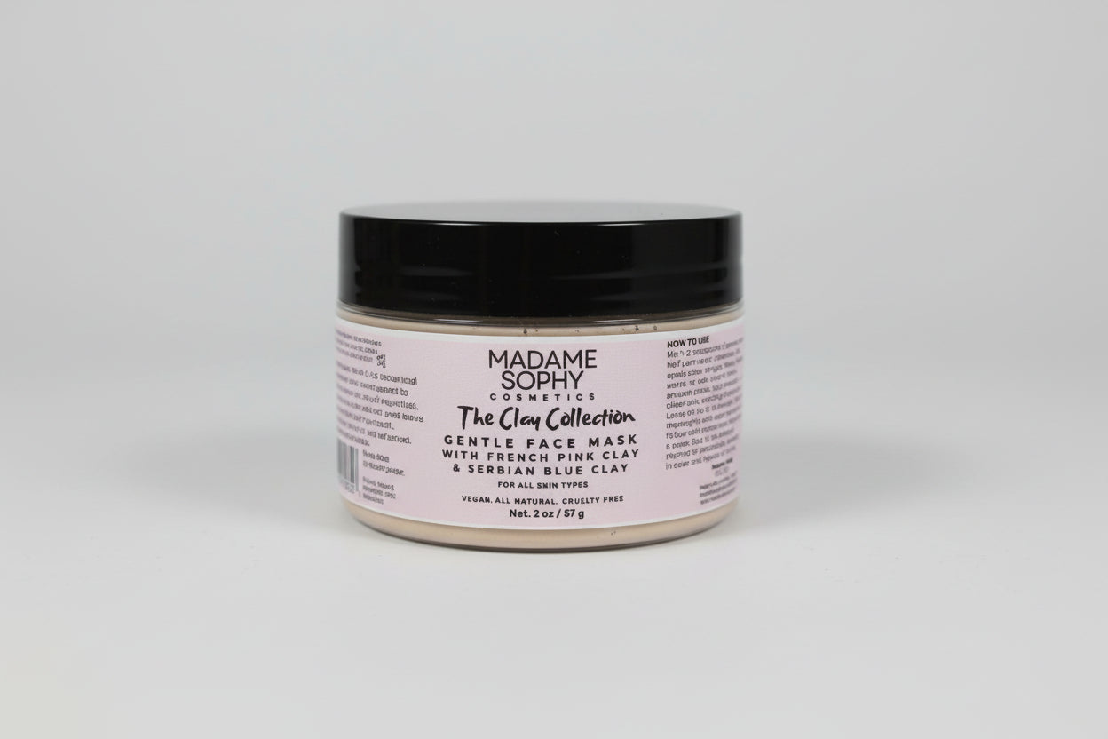 Detoxifying Clay Face Mask with Activated Charcoal and Dead Sea Mud