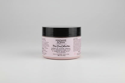 Gentle Clay Face Mask with Pink Clay and Blue Serbian Clay